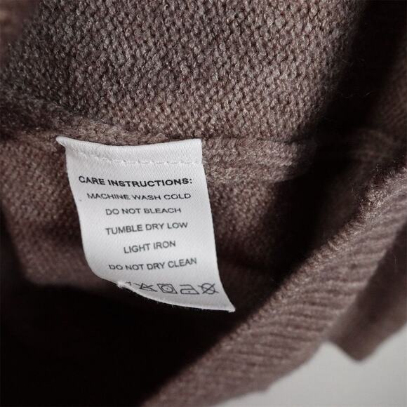 New Made with Love Women's Taupe Snap Front Cardigan Sweater Size Small - Picture 6 of 9